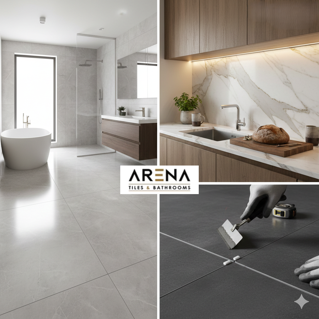 The Seamless Secret: Achieving the 'Slab Look' with Minimal Grout Lines