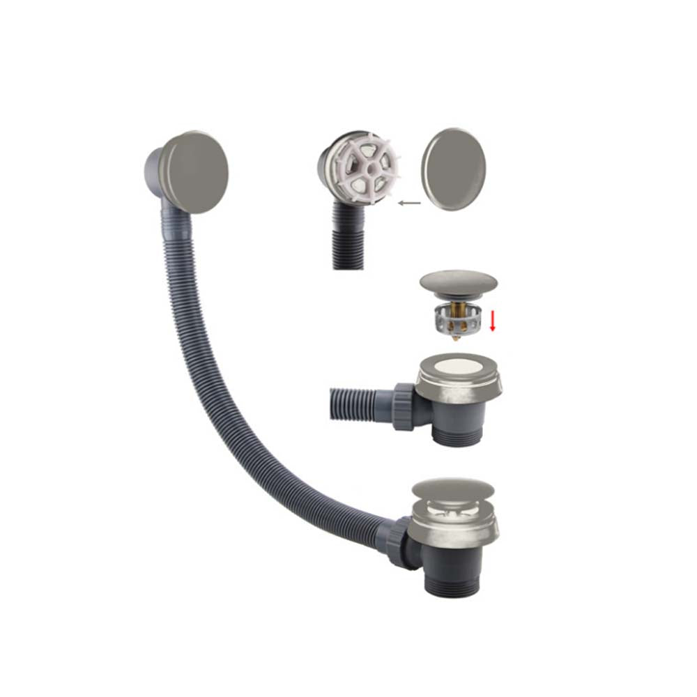 Easy clean bath waste