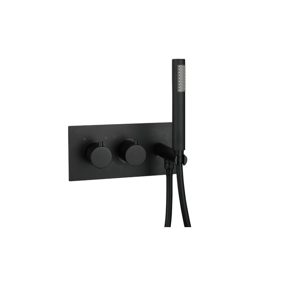 Thermostatic Concealed Shower Mixer with Kit-2 outlets